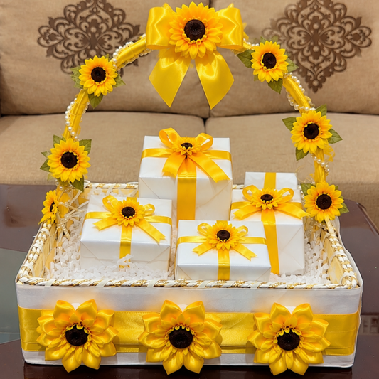 sunflower basket